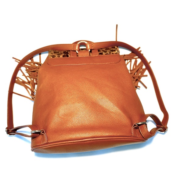 VENUS Leopard Backpack Tassels Purse Animal Print - Picture 11 of 17